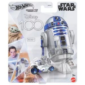 Hot Wheels Star Wars Disney 100 Year R2-D2 Character Car, NIB